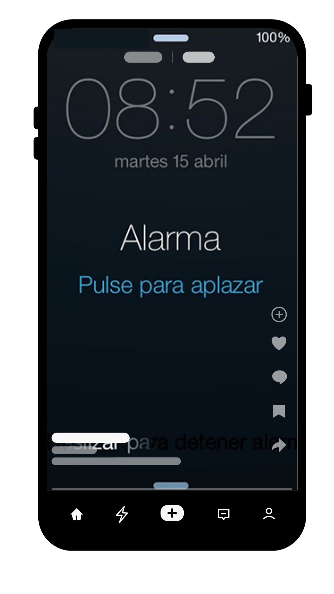 Posponer alarma del celular