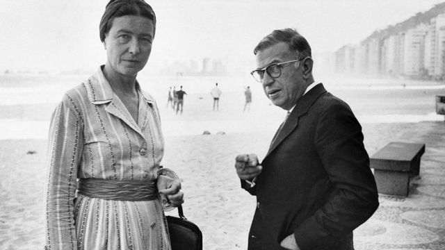 Simone de Beauvoir y Jean-Paul Sartre