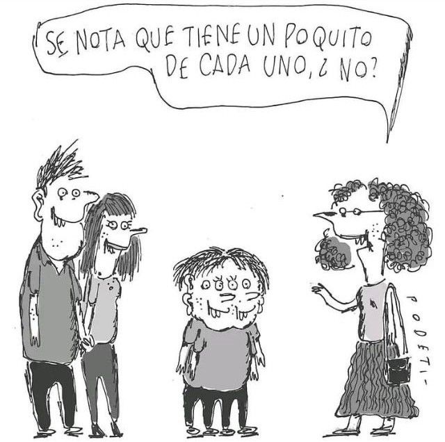 Cuadro ilustrado de Podeti