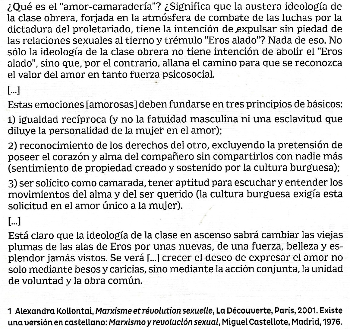 Testimonio Alexandra Kollontái